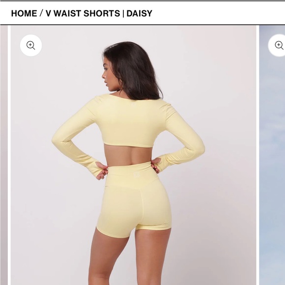 Saski yellow shorts - Picture 2 of 4